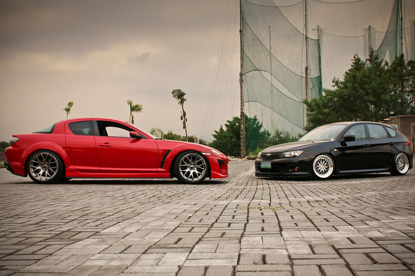 photo 3 Mazda RX-8 custom wheels Linea Corse LC 818 19x8.5, ET , tire size 225/40 R19. 19x10.0 ET 255/35 R19