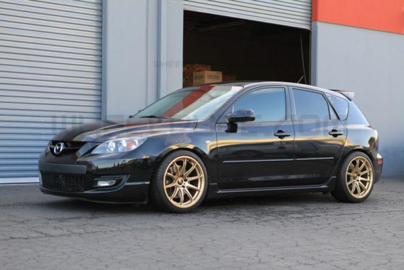 photo 1 Mazda MAZDASPEED3 custom wheels Rota T2R 18x9.5, ET +38, tire size X R18. x ET