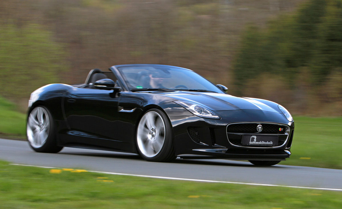 photo 2 Jaguar F-TYPE custom wheels B&B Automobiltechnik 21x9.0, ET , tire size 255/30 R21. 21x10.5 ET 295/25 R21