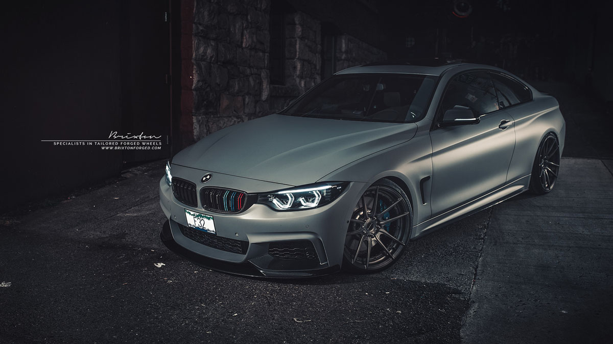 photo 7 BMW 435 custom wheels Brixton M53 Duo 20x9.0, ET , tire size 245/30 R20. 20x10.5 ET