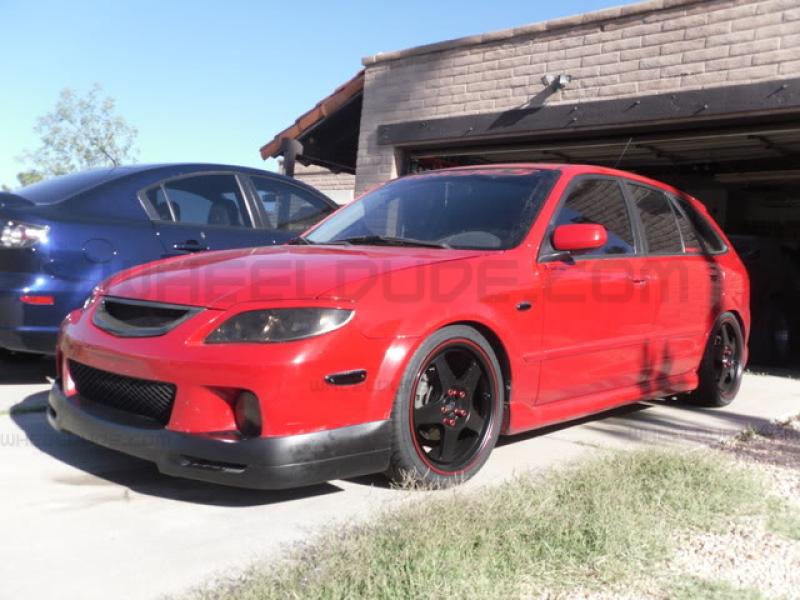 photo 2 Mazda Protege5 custom wheels Rota Slipstream 17x7.5, ET +45, tire size X R17. x ET