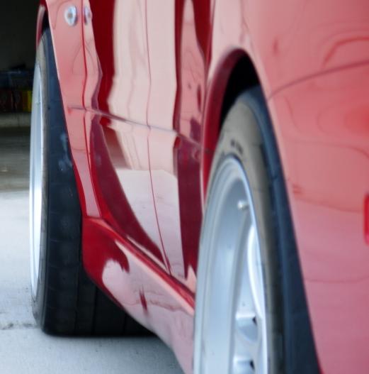 photo 2 Mitsubishi Lancer Evolution custom wheels Enkei RPF1 17x10.0, ET +18, tire size 255/40 R17. x ET