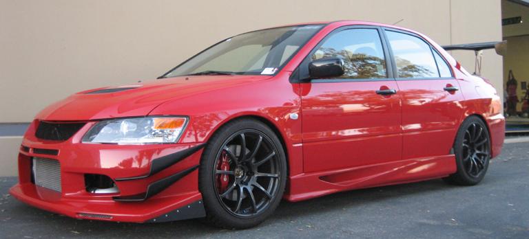 photo 1 Mitsubishi Lancer Evolution custom wheels Advan RS 18x9.0, ET +29, tire size X R18. x ET 