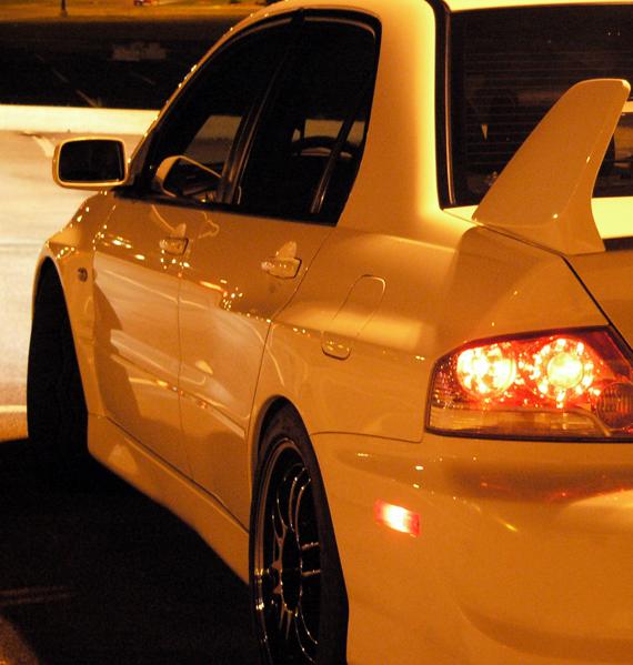 photo 2 Mitsubishi Lancer Evolution custom wheels Enkei RPF1 18x8.5, ET +30, tire size X R18. x ET 