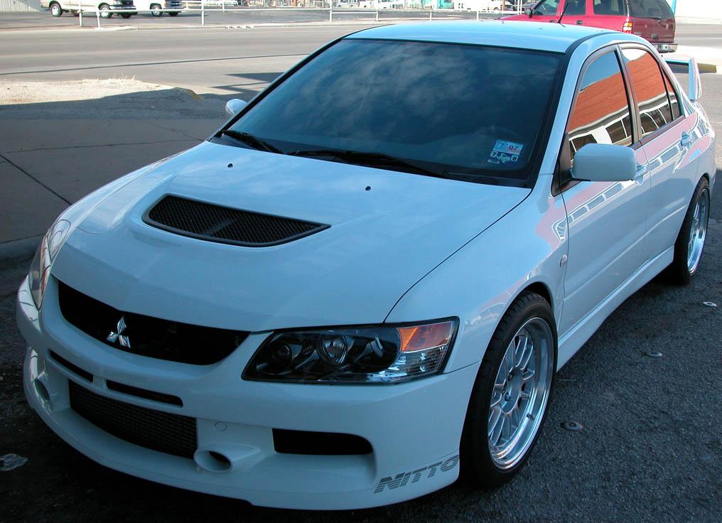 photo 2 Mitsubishi Lancer Evolution custom wheels Enkei RPF1 18x9.0, ET +18, tire size 245/40 R18. x ET 