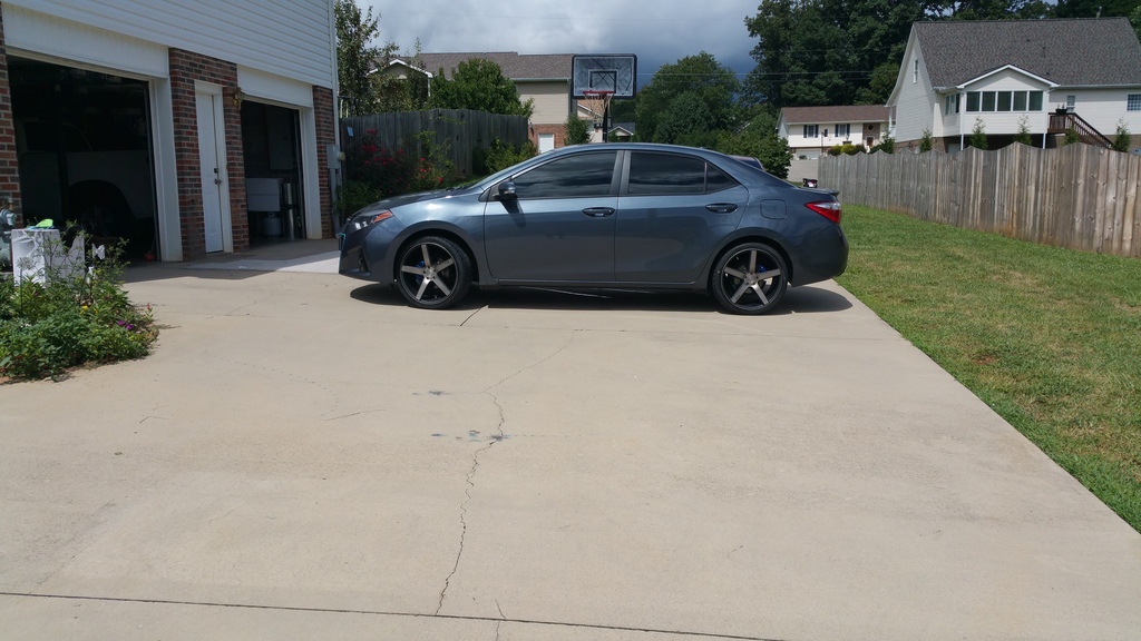 photo 3 Toyota Corolla custom wheels Niche Milan 19x, ET , tire size X R19. x ET 