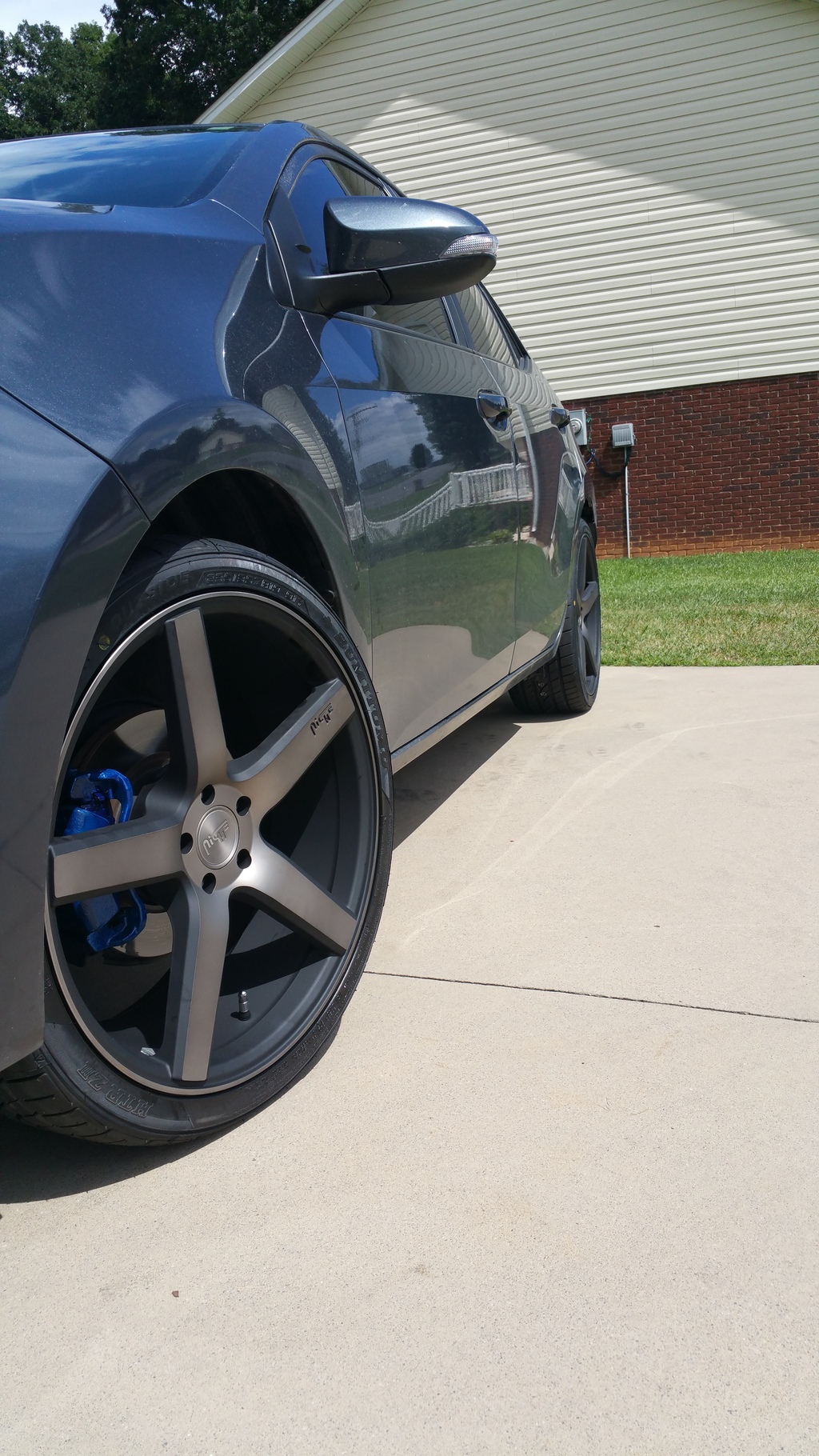 photo 6 Toyota Corolla custom wheels Niche Milan 19x, ET , tire size X R19. x ET 