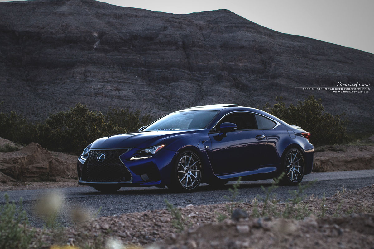 photo 4 Lexus RC F custom wheels Brixton R10D Targa 20x9.5, ET , tire size X R20. 20x11.0 ET