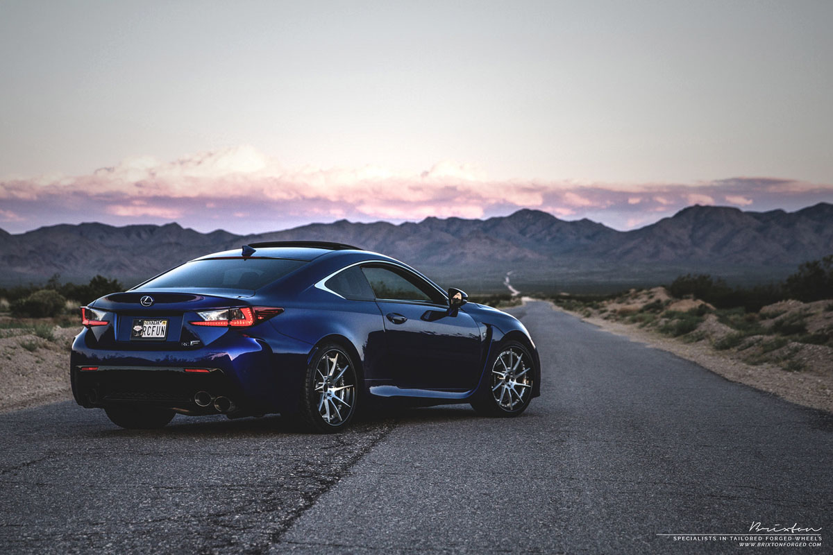 photo 6 Lexus RC F custom wheels Brixton R10D Targa 20x9.5, ET , tire size X R20. 20x11.0 ET