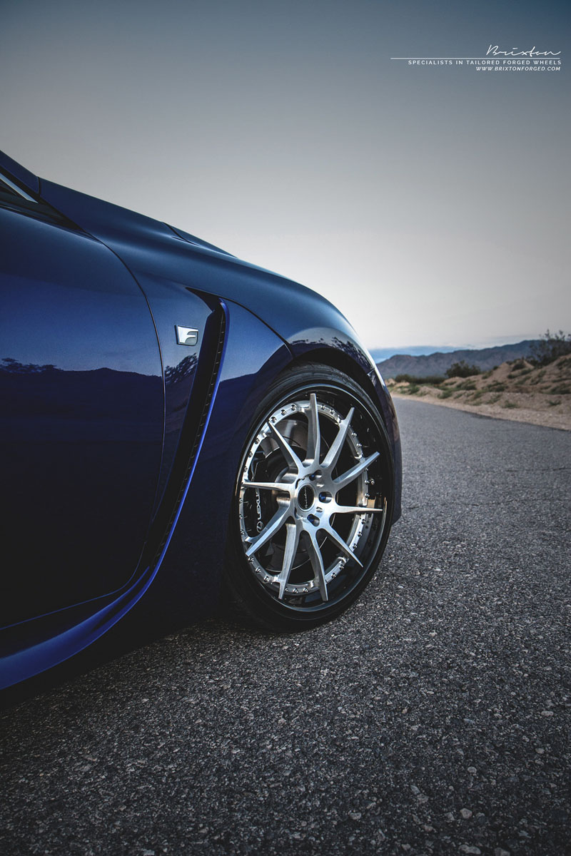 photo 7 Lexus RC F custom wheels Brixton R10D Targa 20x9.5, ET , tire size X R20. 20x11.0 ET