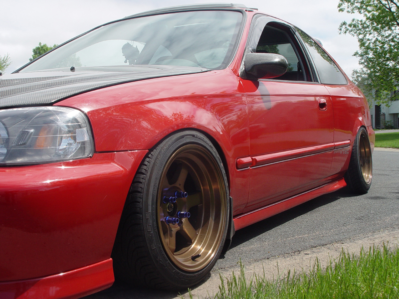 photo 3 Honda Civic custom wheels   15x8.0, ET 0, tire size 195/45 R15. x ET 
