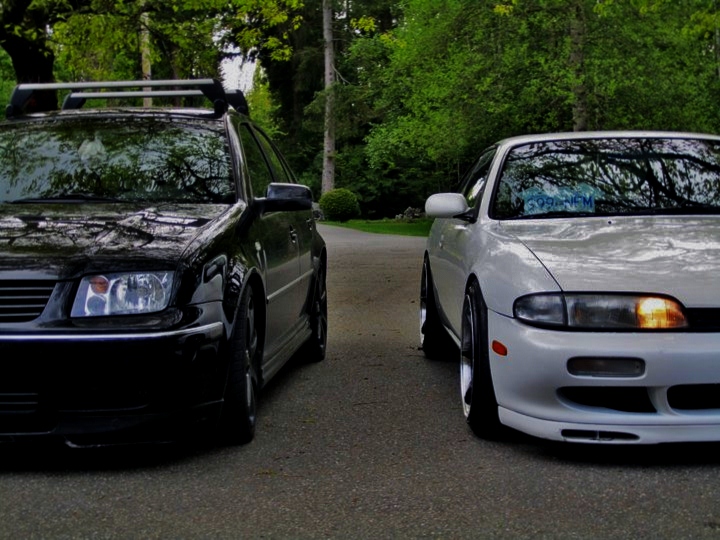 photo 2 Nissan S14 custom wheels 5zigen fno1rc 17x10.0, ET +12, tire size 225/45 R17. x ET 235/45 R