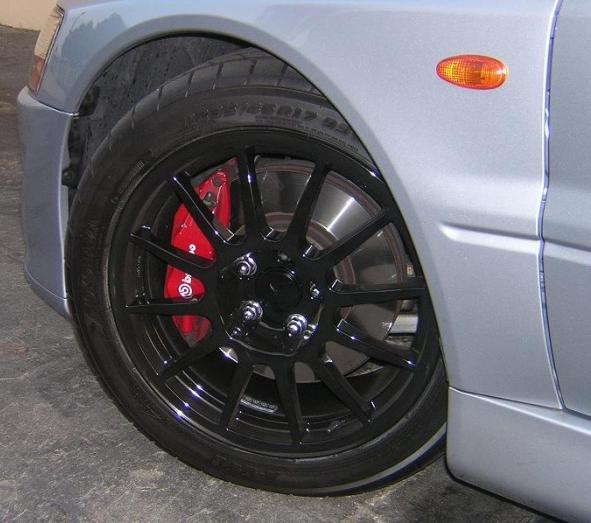 photo 2 Mitsubishi Lancer Evolution custom wheels TDR FQ400 17x8.0, ET +38, tire size X R17. x ET