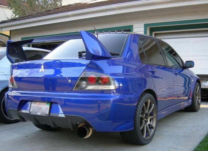 photo 1 Mitsubishi Lancer Evolution custom wheels Wedsport SA-70 18x9.0, ET +32, tire size 265/35 R18. x ET