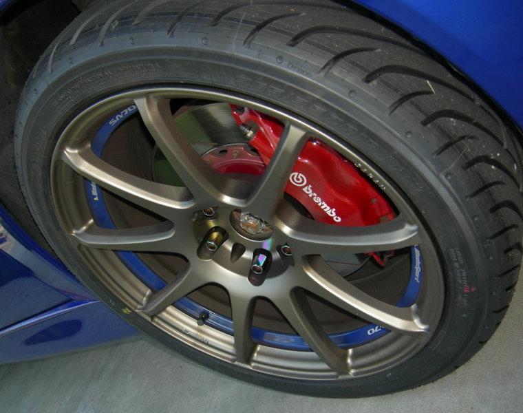 photo 3 Mitsubishi Lancer Evolution custom wheels Wedsport SA-70 18x9.0, ET +32, tire size 265/35 R18. x ET