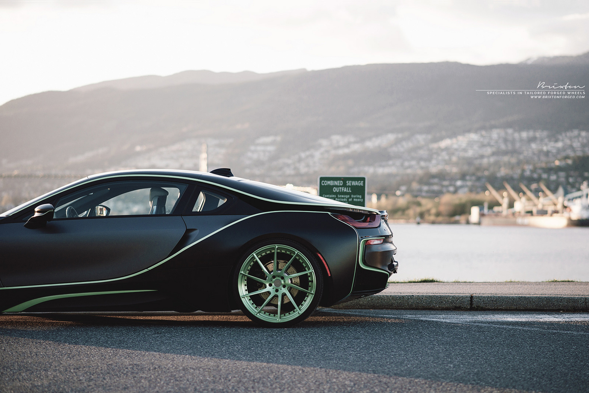 photo 4 BMW i8 custom wheels Brixton R10D Duo 21x9.0, ET , tire size X R21. 21x10.5 ET
