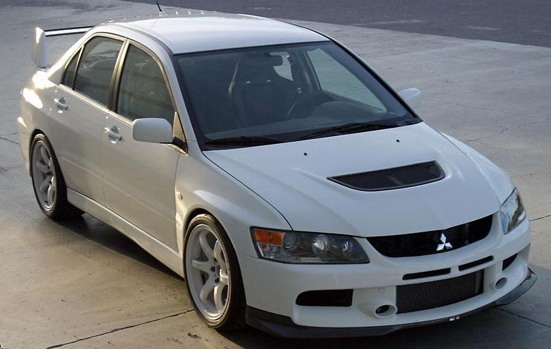 photo 1 Mitsubishi Lancer Evolution custom wheels Gram Lights 57Maximum 18x9.5, ET +22, tire size 265/35 R18. 18x9.5 ET+38