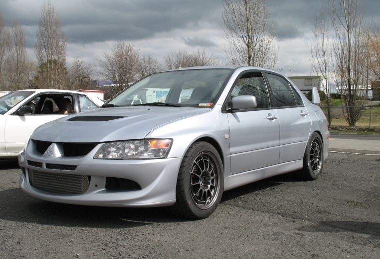 photo 1 Mitsubishi Lancer Evolution custom wheels Enkei NT03+M 17x9.5, ET +38, tire size 275/40 R17. x ET