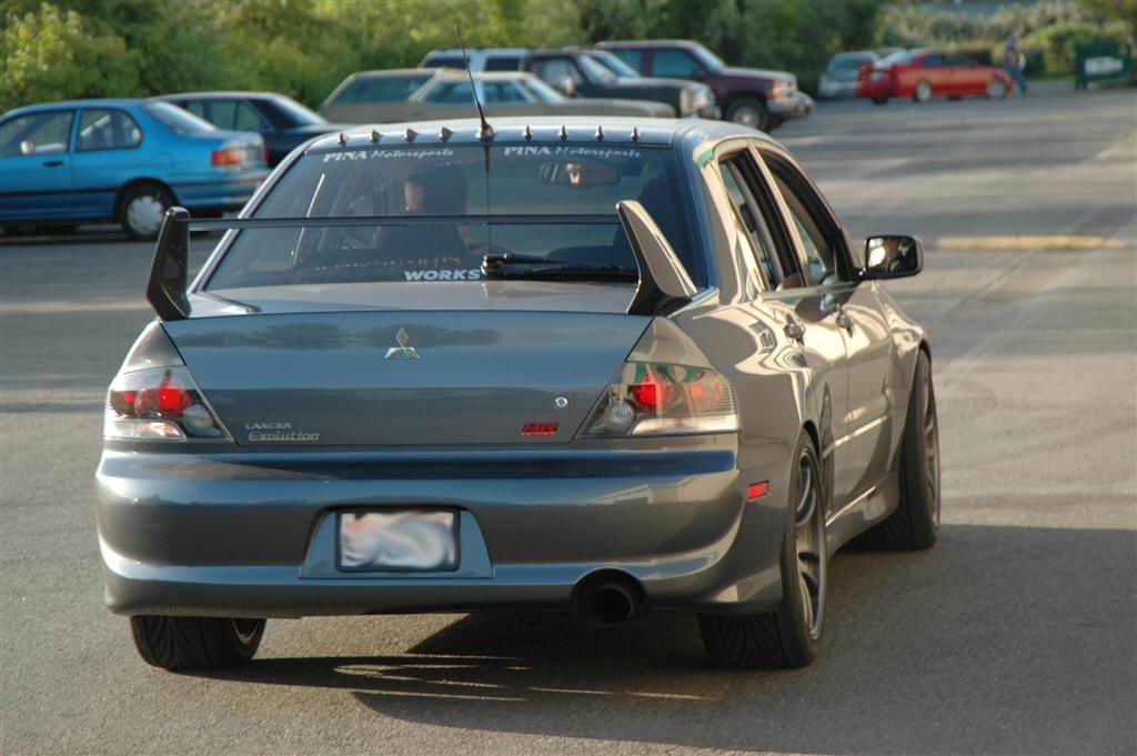 photo 1 Mitsubishi Lancer Evolution custom wheels Work CR Kai 18x9.5, ET +38, tire size 275/35 R18. x ET