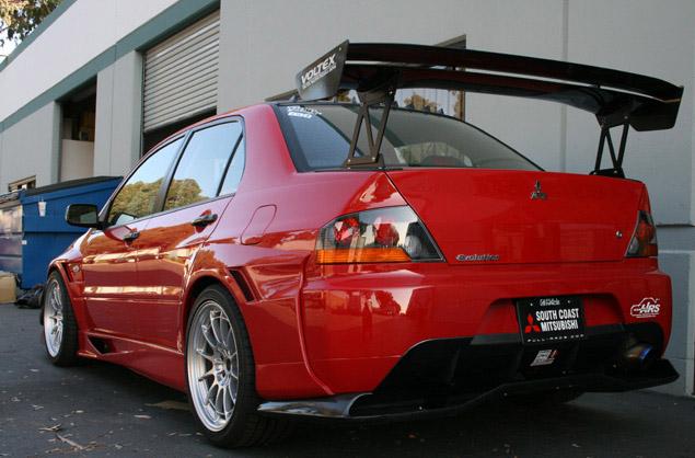 photo 1 Mitsubishi Lancer Evolution custom wheels Enkei NT03M 18x9.5, ET +27, tire size X R18. x ET