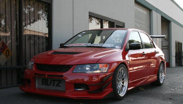 photo 2 Mitsubishi Lancer Evolution custom wheels Enkei NT03M 18x9.5, ET +27, tire size X R18. x ET