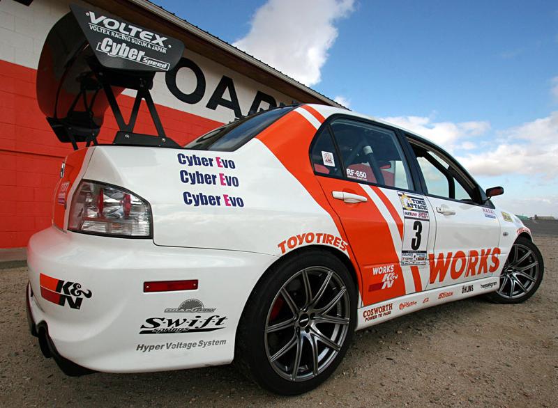 photo 1 Mitsubishi Lancer Evolution custom wheels AME FS-01 18x9.0, ET +25, tire size X R18. x ET