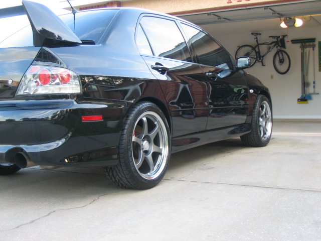 photo 1 Mitsubishi Lancer Evolution custom wheels SSR Comp H 18x9.0, ET +31, tire size X R18. x ET