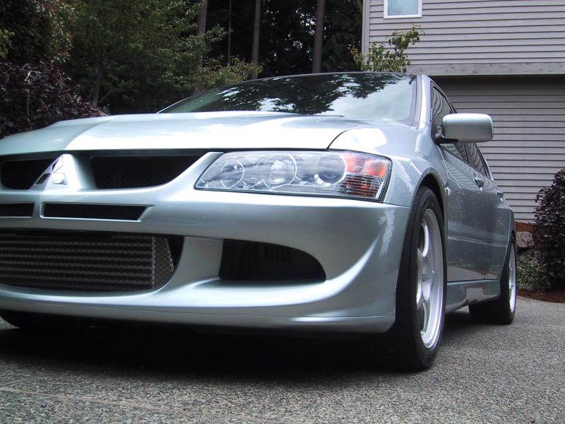 photo 2 Mitsubishi Lancer Evolution custom wheels Enkei RPO2J 17x9.0, ET +35, tire size 255/40 R17. x ET