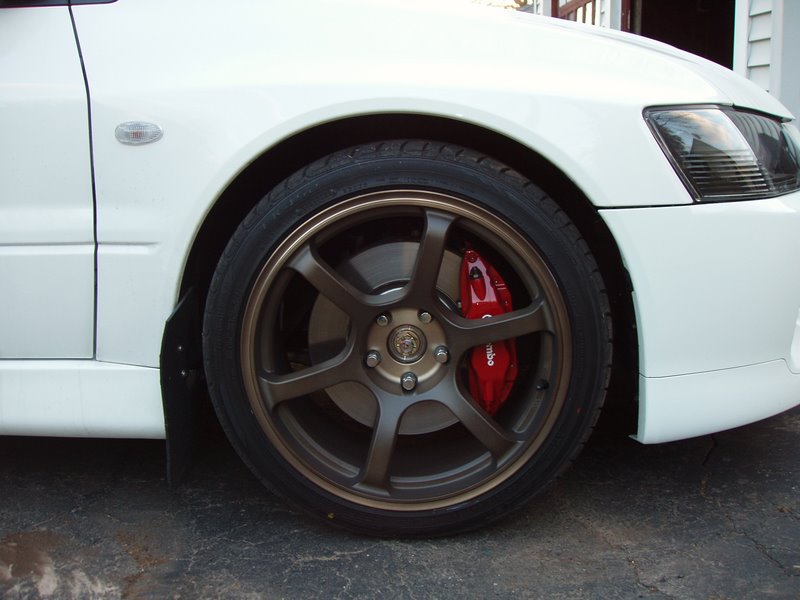 photo 4 Mitsubishi Lancer Evolution custom wheels Rota Boost 18x9.0, ET +30, tire size X R18. x ET