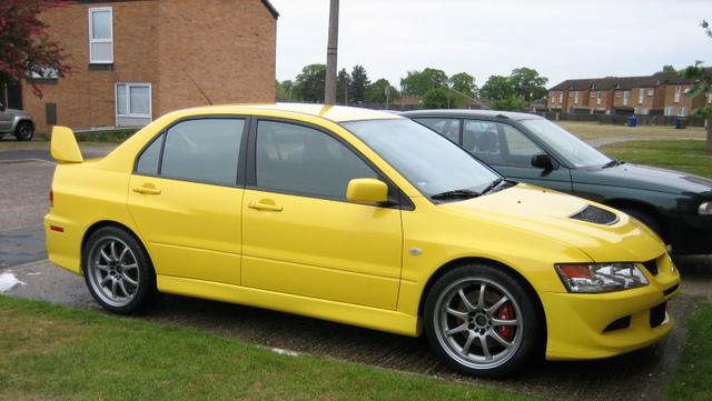 photo 1 Mitsubishi Lancer Evolution custom wheels Work XD9 18x9.0, ET +30, tire size 245/40 R18. x ET