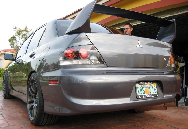 photo 3 Mitsubishi Lancer Evolution custom wheels Work Emotion CR Kai 18x9.5, ET +30, tire size 255/35 R18. x ET