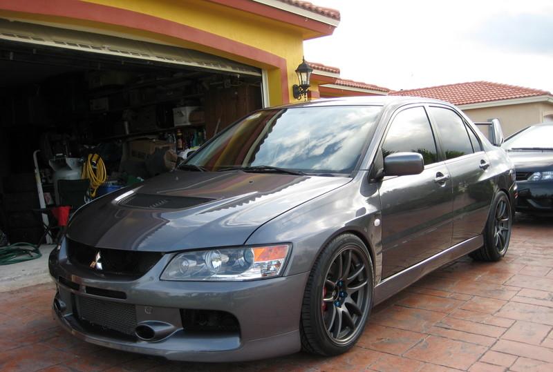 photo 1 Mitsubishi Lancer Evolution custom wheels Work Emotion CR Kai 18x9.5, ET +30, tire size 255/35 R18. x ET