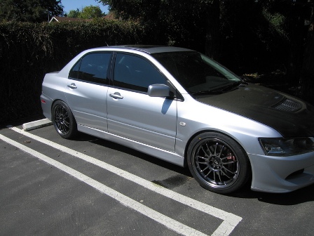 photo 1 Mitsubishi Lancer Evolution custom wheels Rota SVN 18x9.0, ET +30, tire size 245/40 R18. x ET