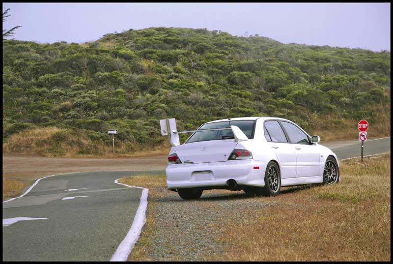 photo 1 Mitsubishi Lancer Evolution custom wheels Volk Racing CE28N 17x9.0, ET +35, tire size 255/40 R17. x ET