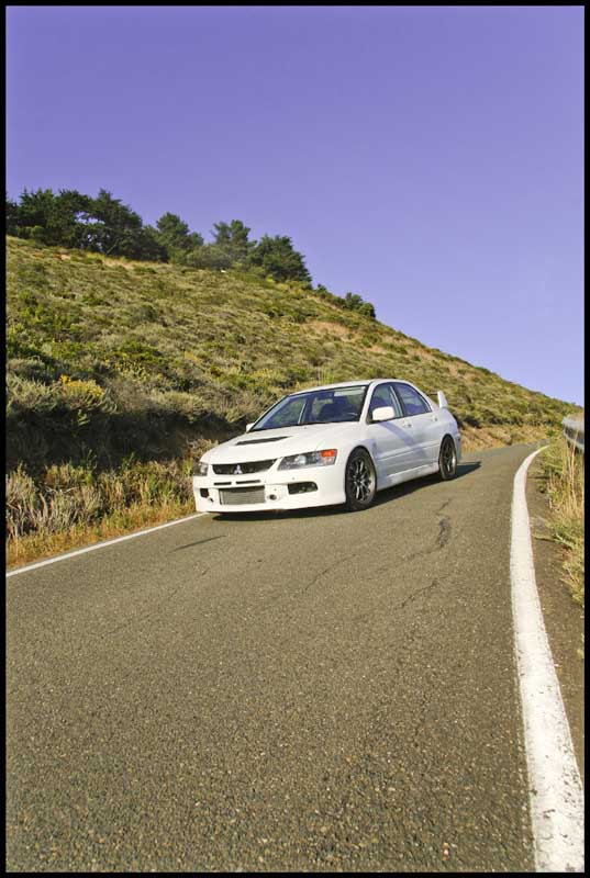 photo 2 Mitsubishi Lancer Evolution custom wheels Volk Racing CE28N 17x9.0, ET +35, tire size 255/40 R17. x ET