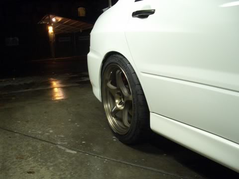 photo 4 Mitsubishi Lancer Evolution custom wheels 5Zigen  18x9.5, ET +35, tire size 275/35 R18. x ET