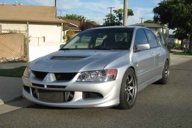 photo 1 Mitsubishi Lancer Evolution custom wheels Gram Light 57 Max 18x9.5, ET +38, tire size 255/40 R18. x ET