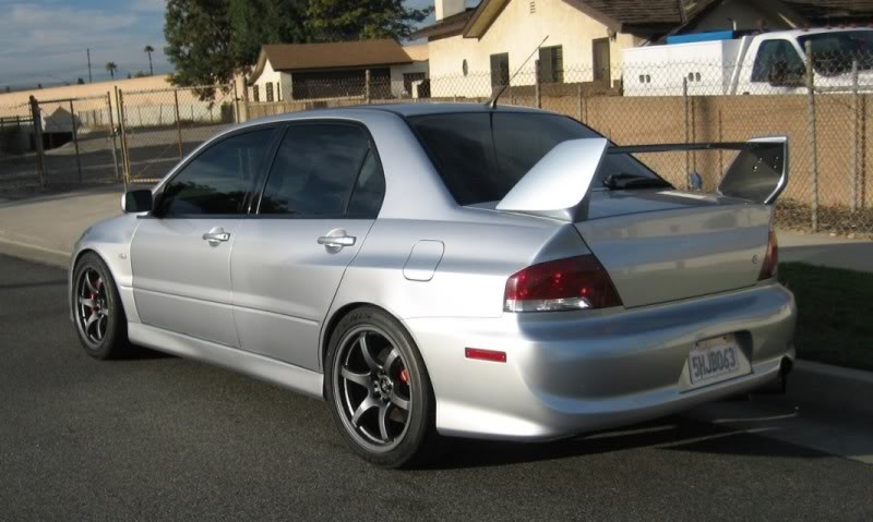 photo 2 Mitsubishi Lancer Evolution custom wheels Gram Light 57 Max 18x9.5, ET +38, tire size 255/40 R18. x ET