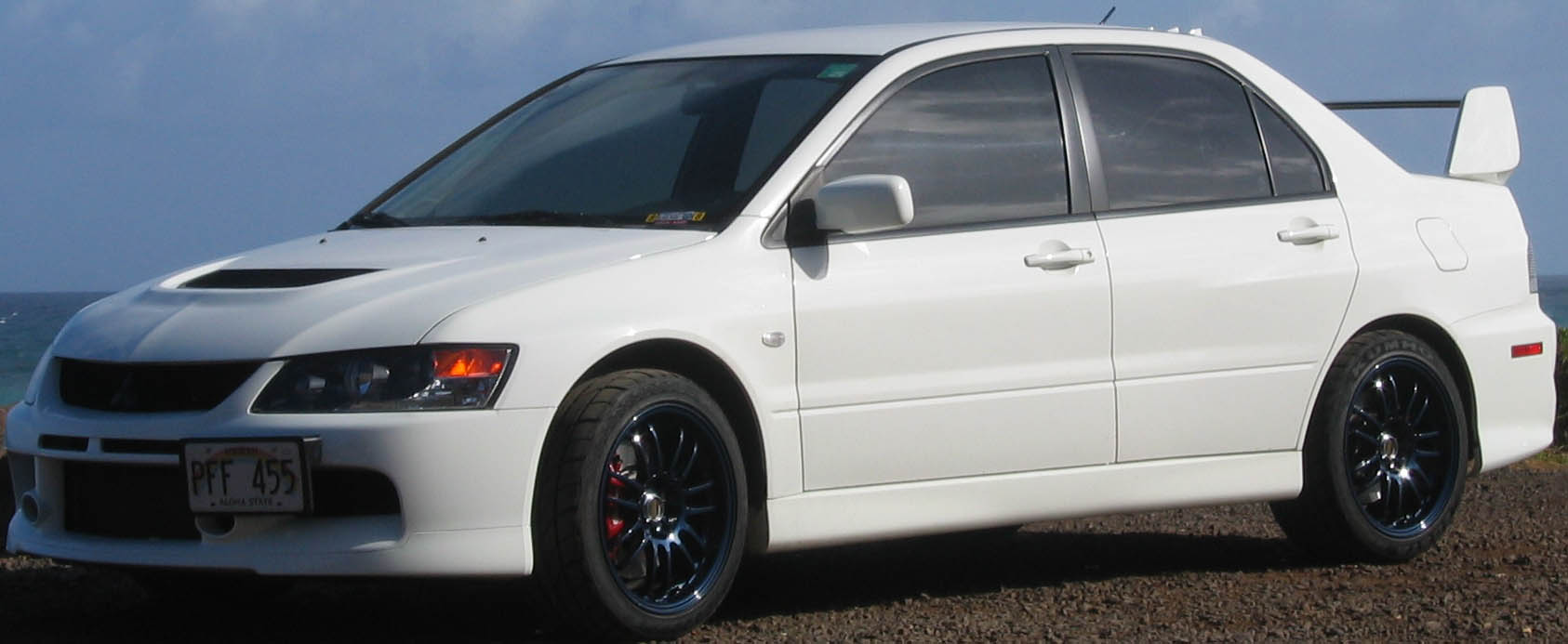photo 1 Mitsubishi Lancer Evolution custom wheels Volk RE-30 17x9.0, ET +35, tire size X R17. x ET