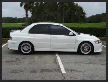 photo 3 Mitsubishi Lancer Evolution custom wheels Enkei RPF1 17x8.5, ET +40, tire size 235/45 R17. x ET