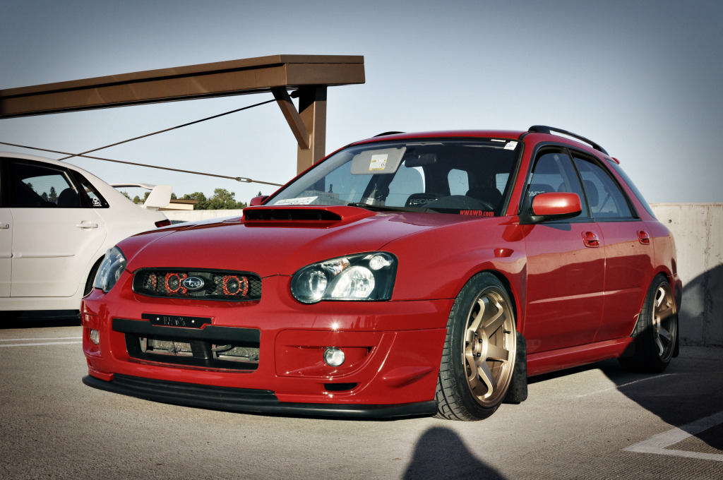 photo 3 Subaru Impreza WRX custom wheels Rota Grid 18x9.5, ET +38, tire size 225/40 R18. x ET