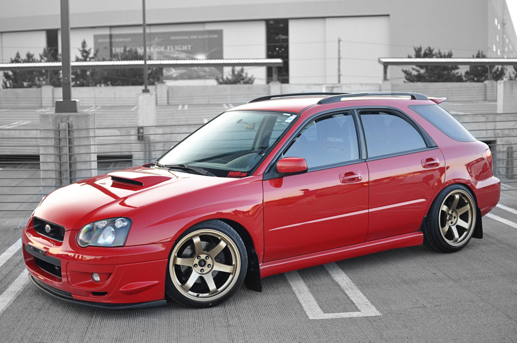 photo 7 Subaru Impreza WRX custom wheels Rota Grid 18x9.5, ET +38, tire size 225/40 R18. x ET