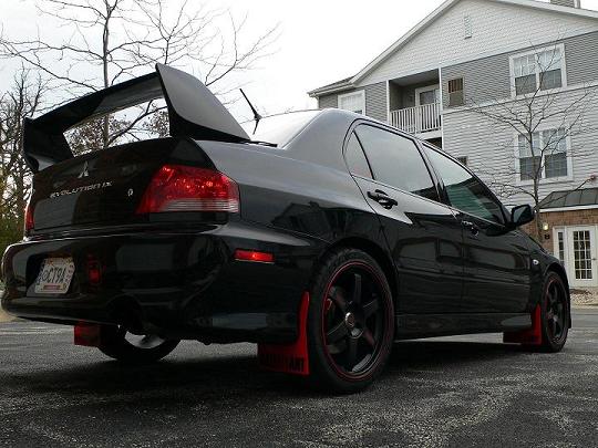 photo 2 Mitsubishi Lancer Evolution custom wheels Volk TE37 18x8.5, ET +30, tire size 235/40 R18. x ET 