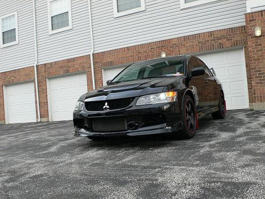 photo 1 Mitsubishi Lancer Evolution custom wheels Volk TE37 18x8.5, ET +30, tire size 235/40 R18. x ET 