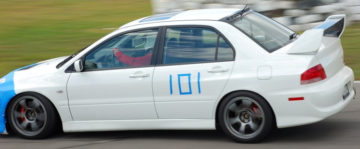 photo 1 Mitsubishi Lancer Evolution custom wheels Advan RG2 17x9.5, ET +25, tire size 255/40 R17. x ET