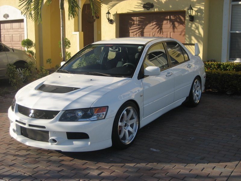 photo 1 Mitsubishi Lancer Evolution custom wheels GP Sport Gravity Gullflame 18x8.5, ET +25, tire size 235/40 R18. x ET