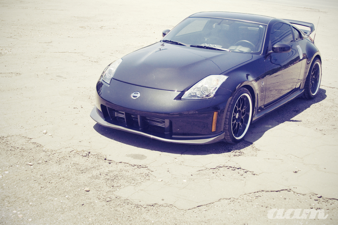 photo 2 Nissan 350Z custom wheels Rays Engineering Volk Racing SF Winning  19x9.5, ET +19, tire size 255/30 R19. 19x10.5 ET+17 305/30 R19