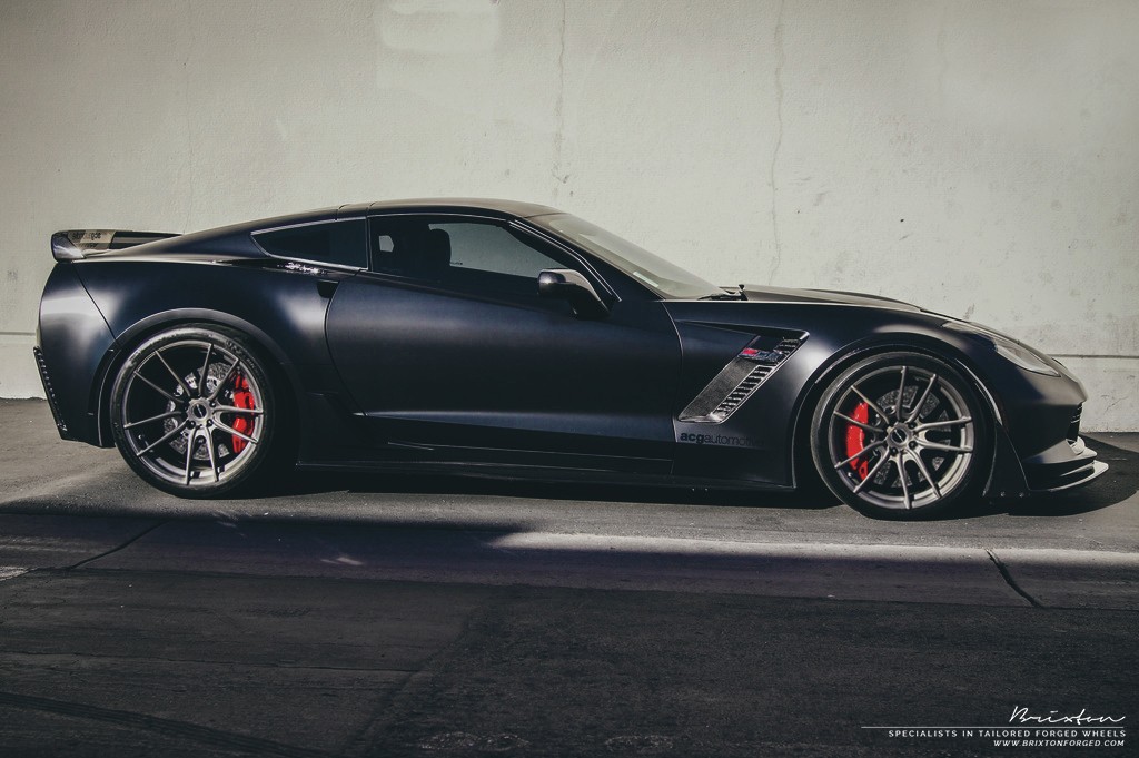photo 5 Chevrolet Corvette custom wheels Brixton M53 19x10.0, ET , tire size X R19. 20x12.0 ET