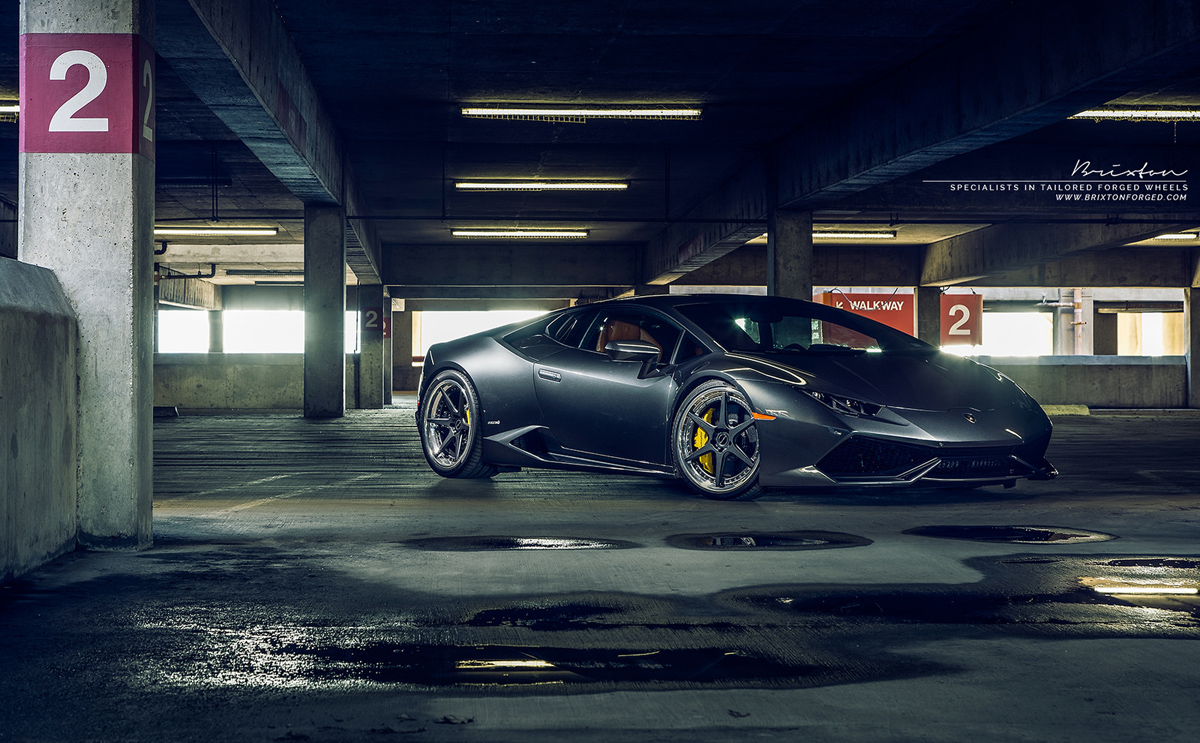 photo 2 Lamborghini Huracan custom wheels Brixton S60 Targa 20x8.5, ET , tire size X R20. 20x11.0 ET