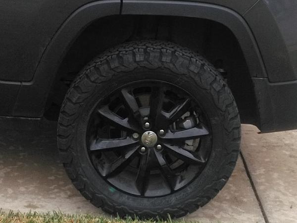 photo 1 Jeep Cherokee custom wheels 18x, ET , tire size 255/55 R18. x ET